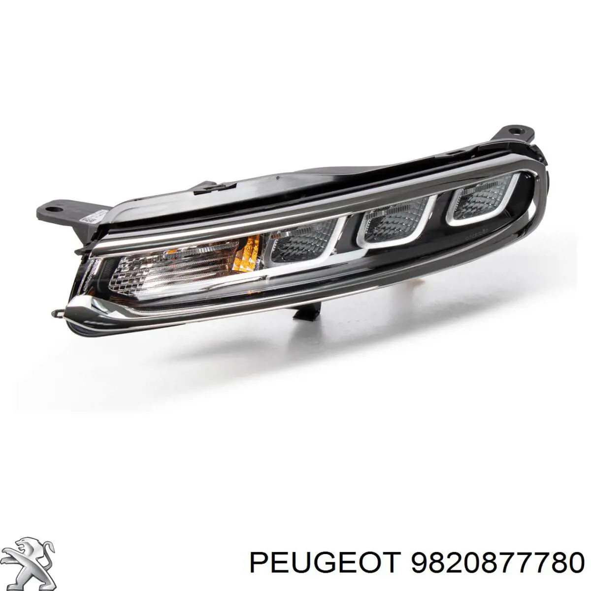 9820877780 Peugeot/Citroen Reflektor do jazdy dziennej lewy