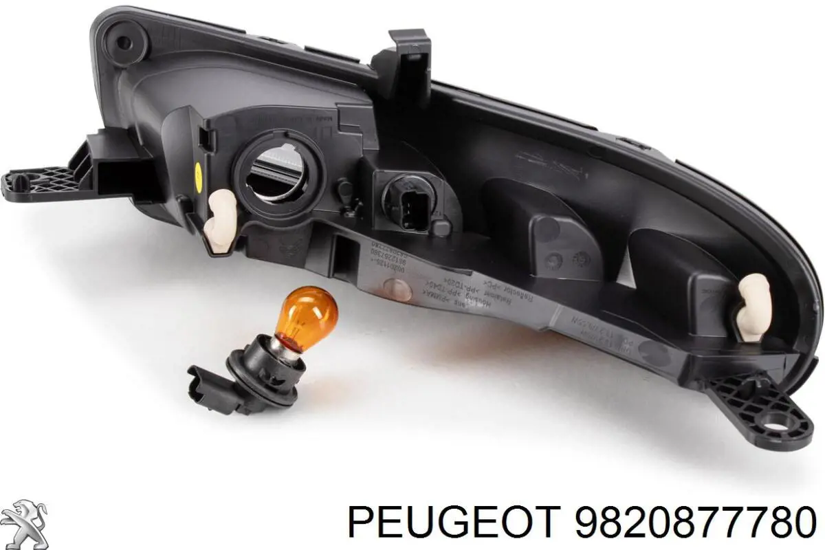 Do koszyka 9820877780 Peugeot/Citroen Reflektor do jazdy dziennej lewy