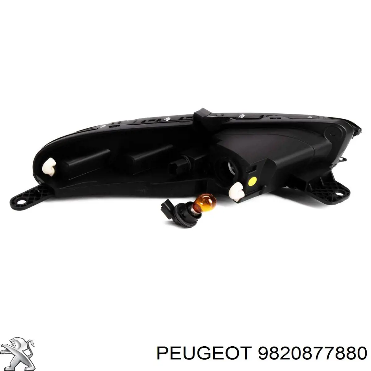 9820877880 Peugeot/Citroen Lampa przeciwmgielna prawa