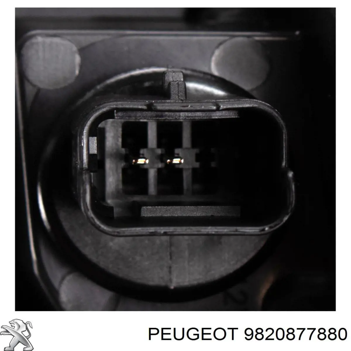 Lampa przeciwmgielna prawa 9820877880 Peugeot/Citroen