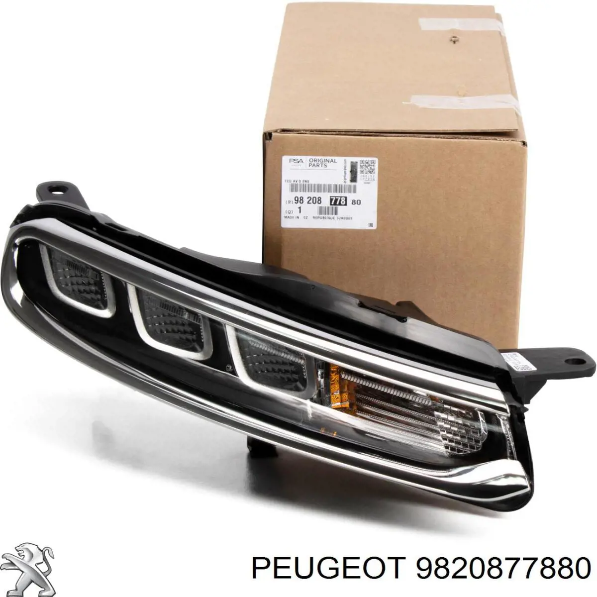 Do koszyka 9820877880 Peugeot/Citroen Lampa przeciwmgielna prawa