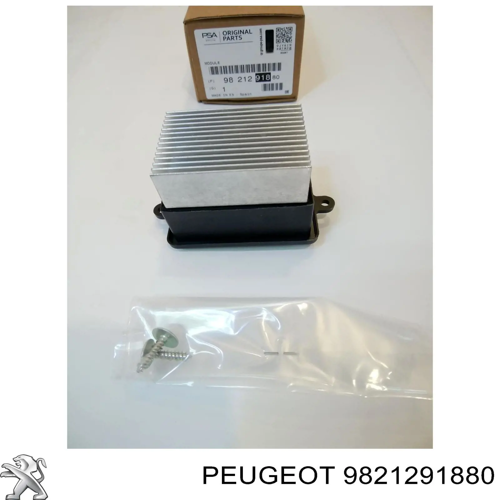 9821291880 Peugeot/Citroen Rezystor wentylatora nagrzewnicy (ogrzewacza kabiny)