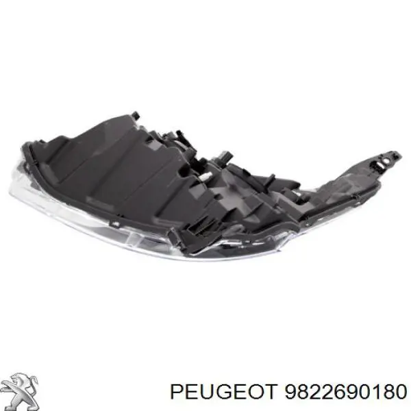 Reflektor prawy 9822690180 Peugeot/Citroen