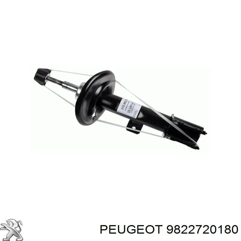 9822720180 Peugeot/Citroen Amortyzator przedni prawy