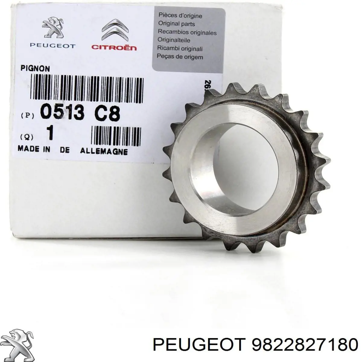 Łańcuch rozrządu, zestaw Peugeot/Citroen 9822827180 cena, od 129,97 USD