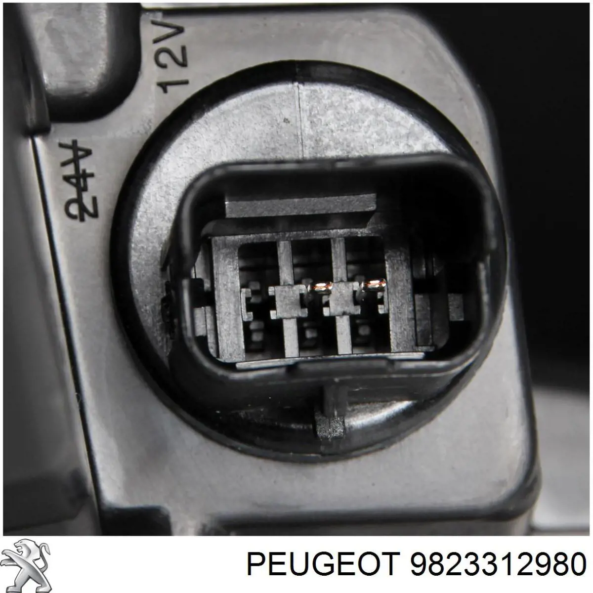 Reflektor do jazdy dziennej prawy Peugeot/Citroen 9823312980 cena, od 200,90 USD