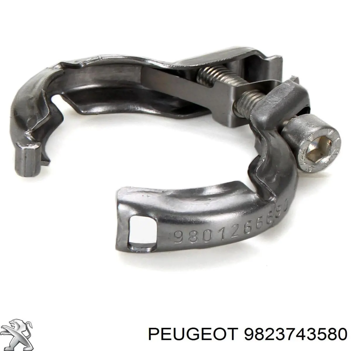 Do koszyka 9823743580 Peugeot/Citroen Obejma zaciskowa kolektora wydechowego