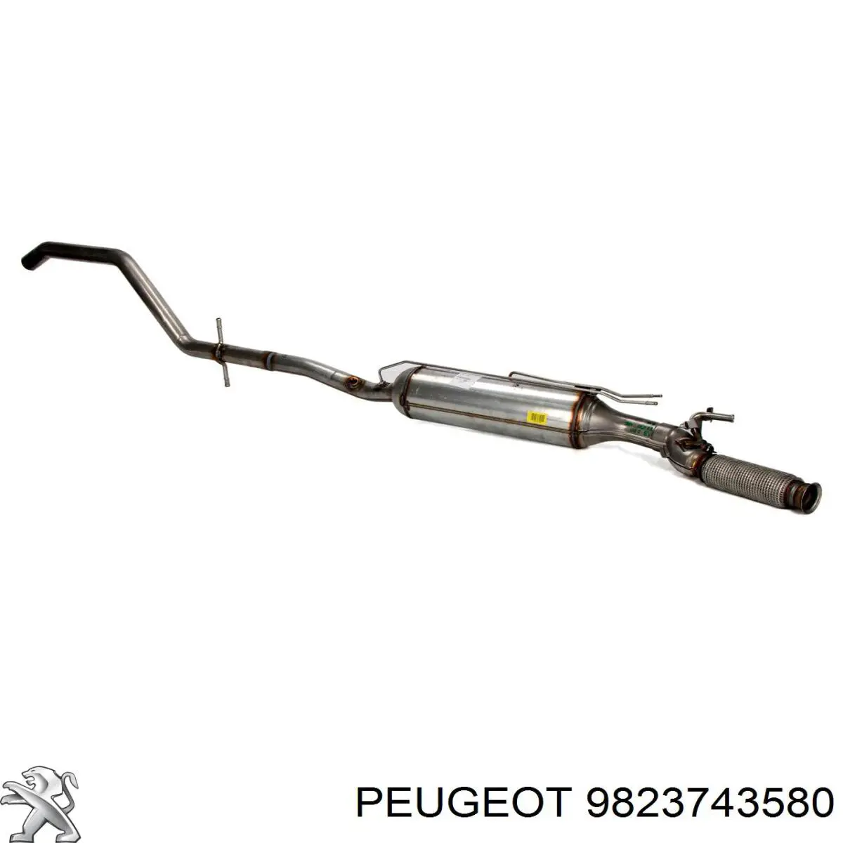 Obejma zaciskowa kolektora wydechowego 9823743580 Peugeot/Citroen