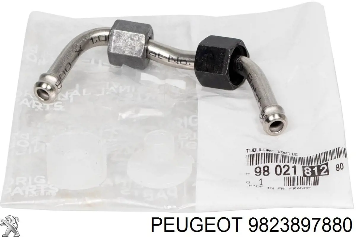 Rurka paliwa, zwrotna od wtryskiwaczy Peugeot/Citroen 9823897880