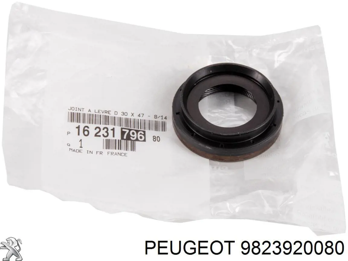 Uszczelniacz wałka rozrządu silnika 9823920080 Peugeot/Citroen