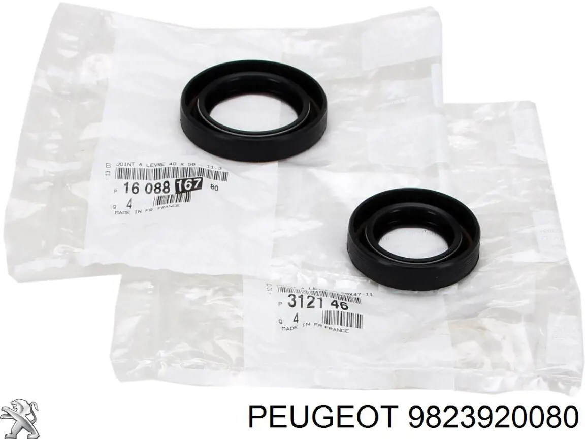 Uszczelniacz wałka rozrządu silnika 9823920080 Peugeot/Citroen