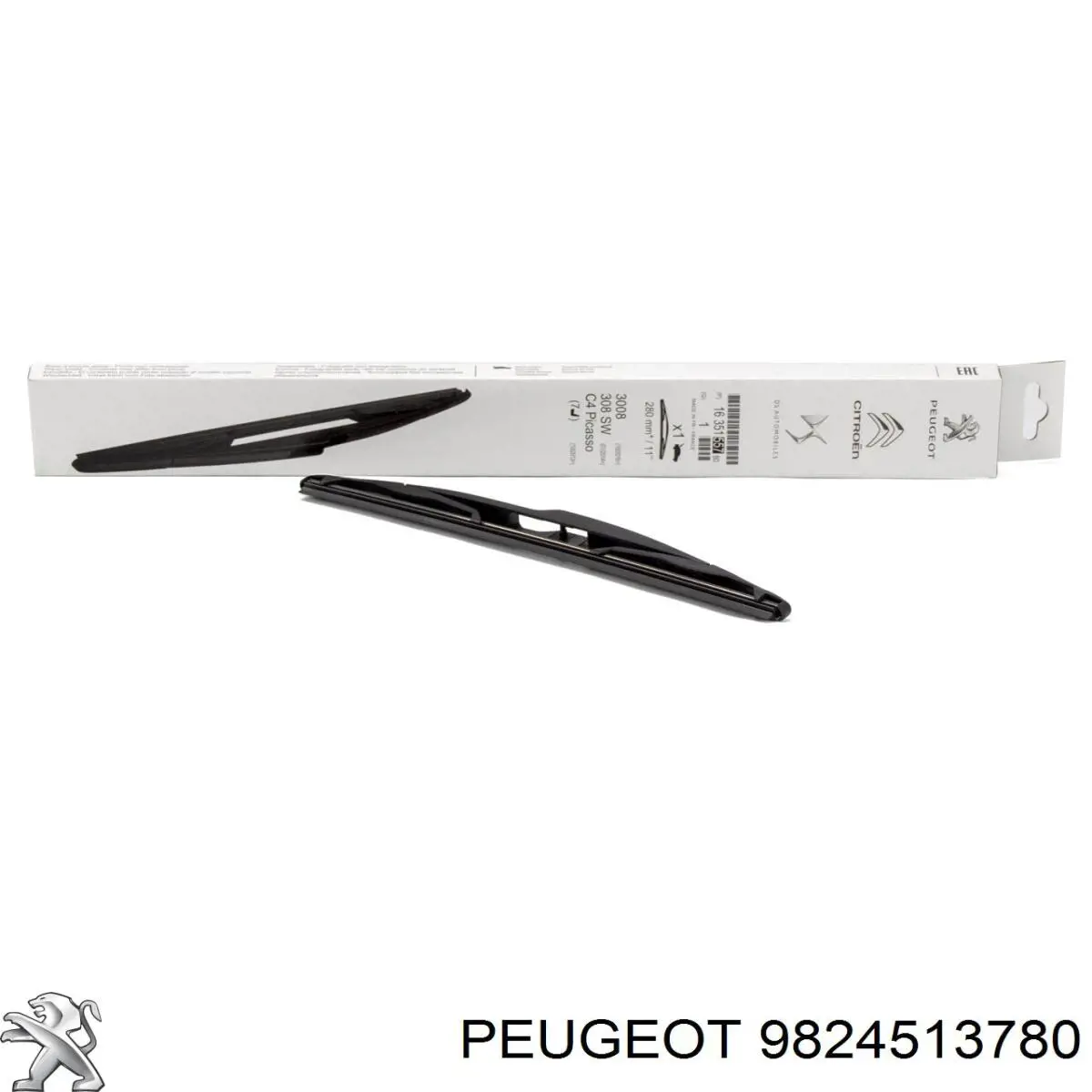 9824513780 Peugeot/Citroen Wzmocnienie zderzaka przedniego