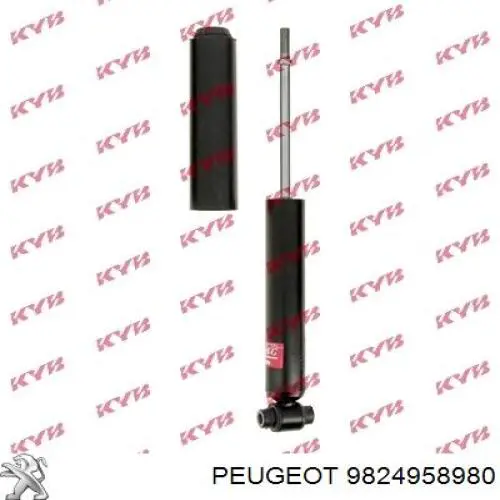 9824958980 Peugeot/Citroen Amortyzator tylny