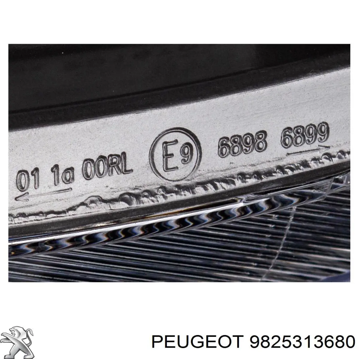 9825313680 Peugeot/Citroen Reflektor prawy