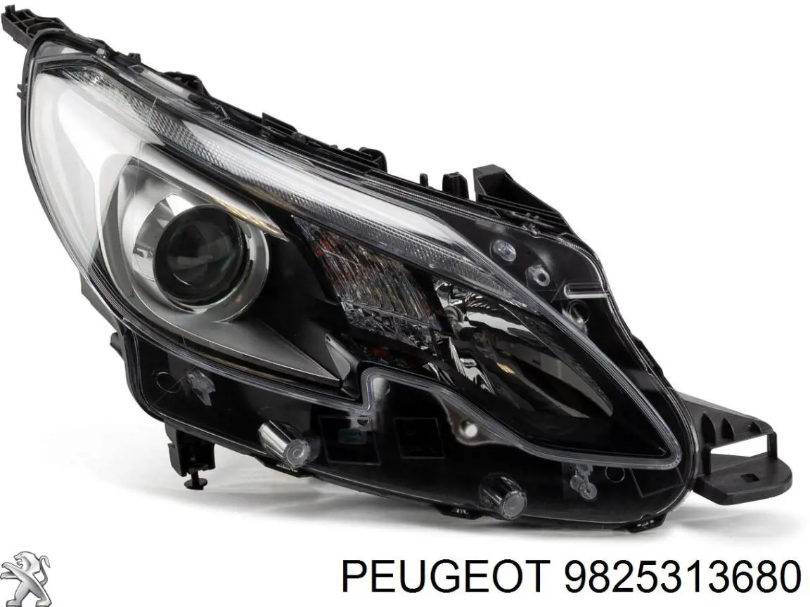 Reflektor prawy Peugeot/Citroen 9825313680 cena, od 223,52 USD