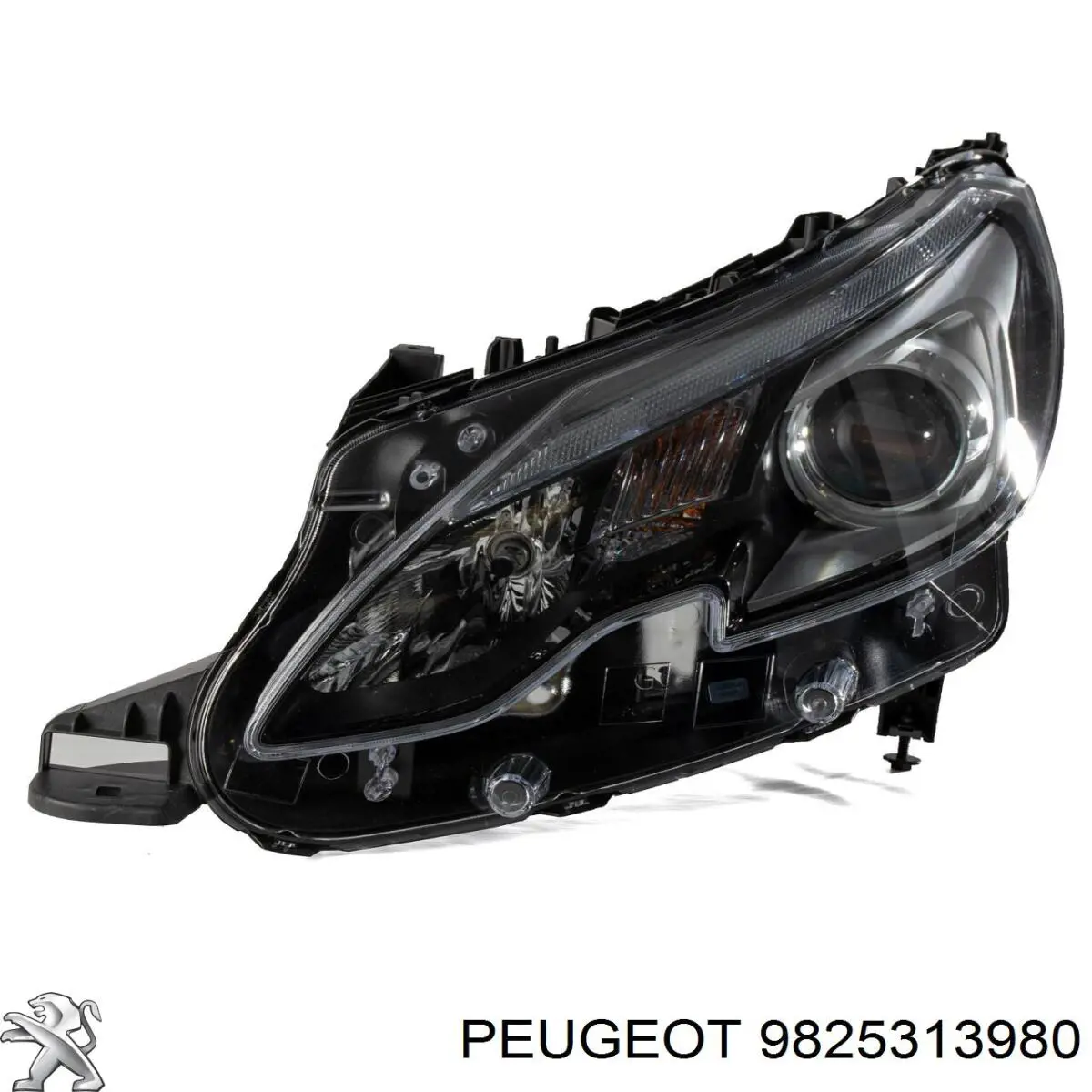 Do koszyka 9825313980 Peugeot/Citroen Reflektor lewy