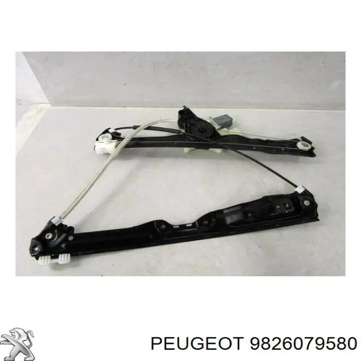 Do koszyka 9826079580 Peugeot/Citroen Mechanizm podnoszenia szyby drzwi przednich lewych