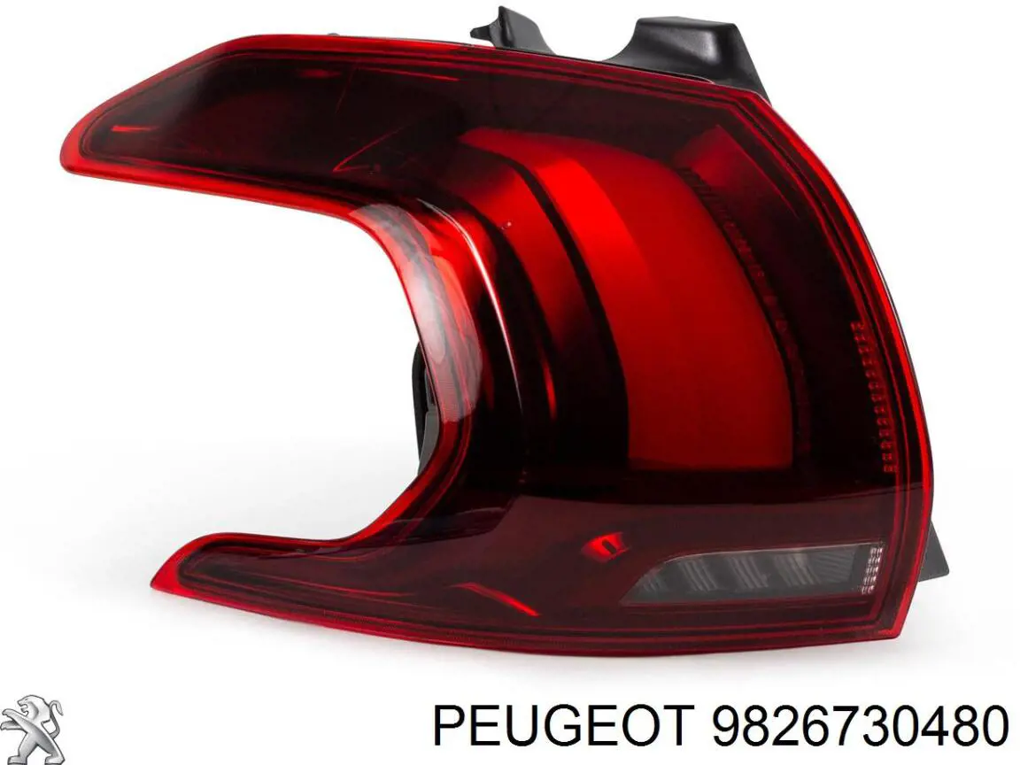 Do koszyka 9826730480 Peugeot/Citroen Lampa zespolona tylna lewa zewnętrzna