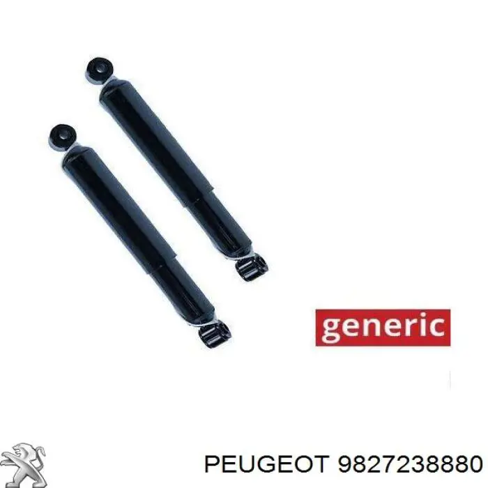 9815666580 Peugeot/Citroen Amortyzator przedni prawy