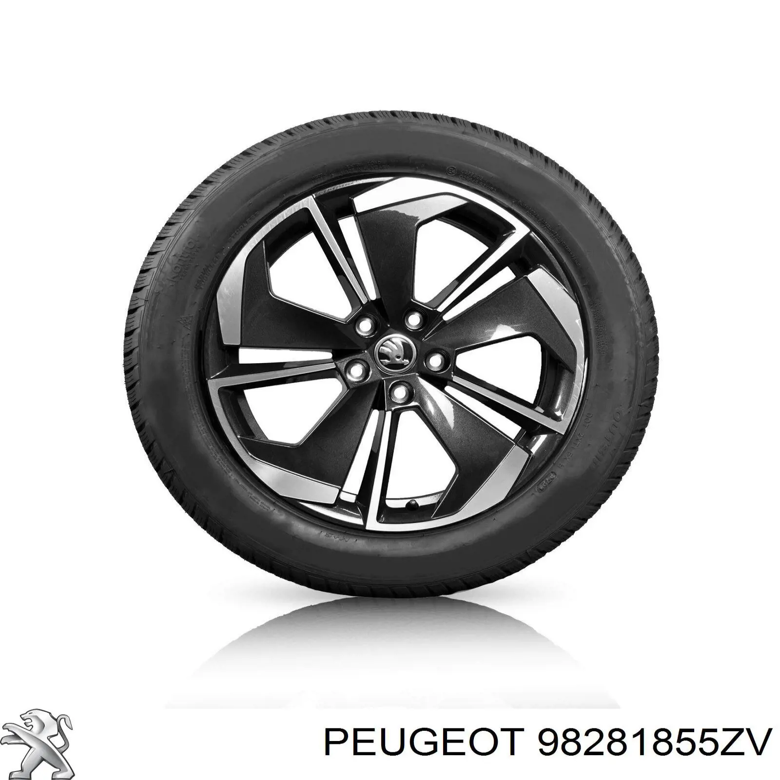 Do koszyka 98281855ZV Peugeot/Citroen Felgi kół odlewane (lekkostopowe, tytanowe)