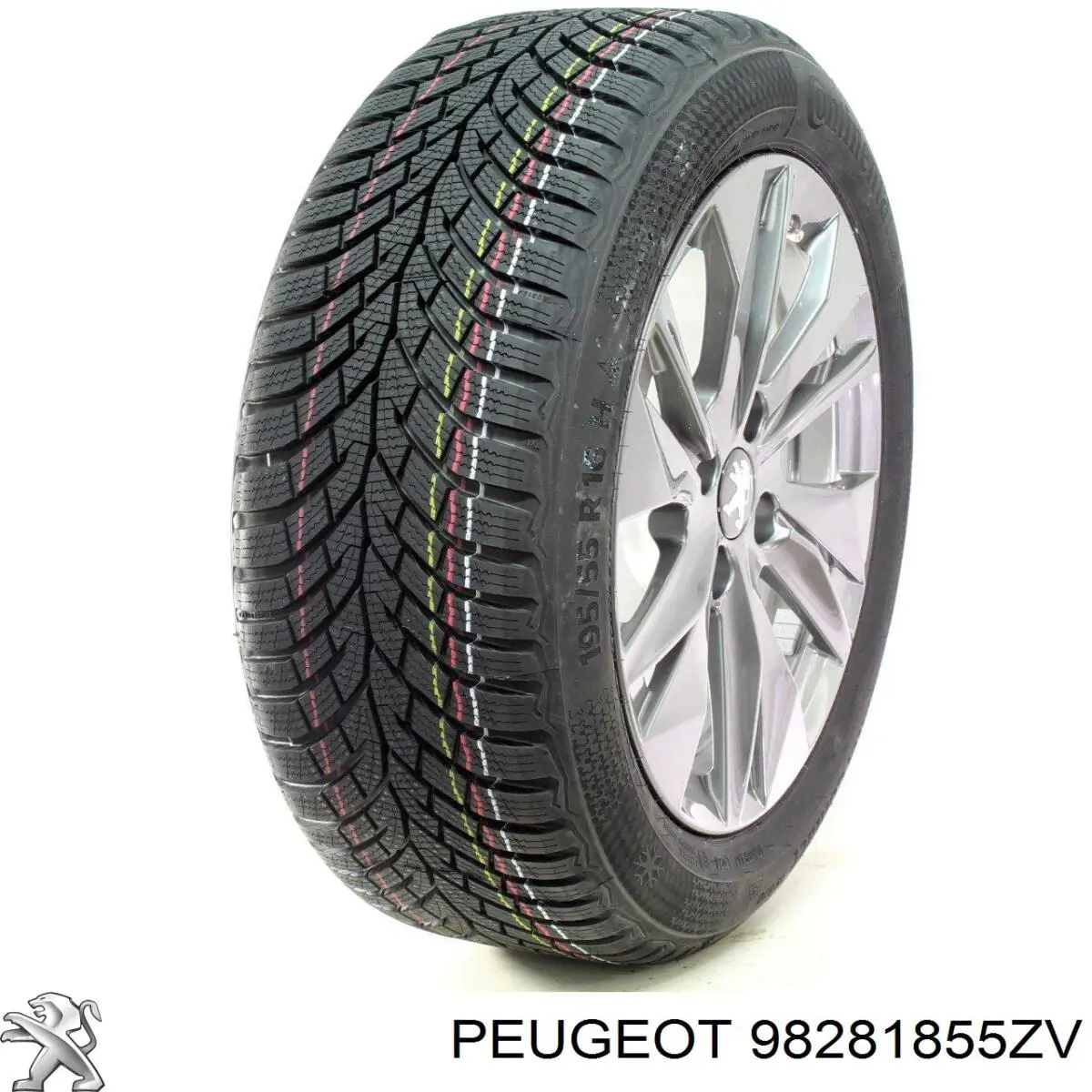 Felgi kół odlewane (lekkostopowe, tytanowe) 98281855ZV Peugeot/Citroen