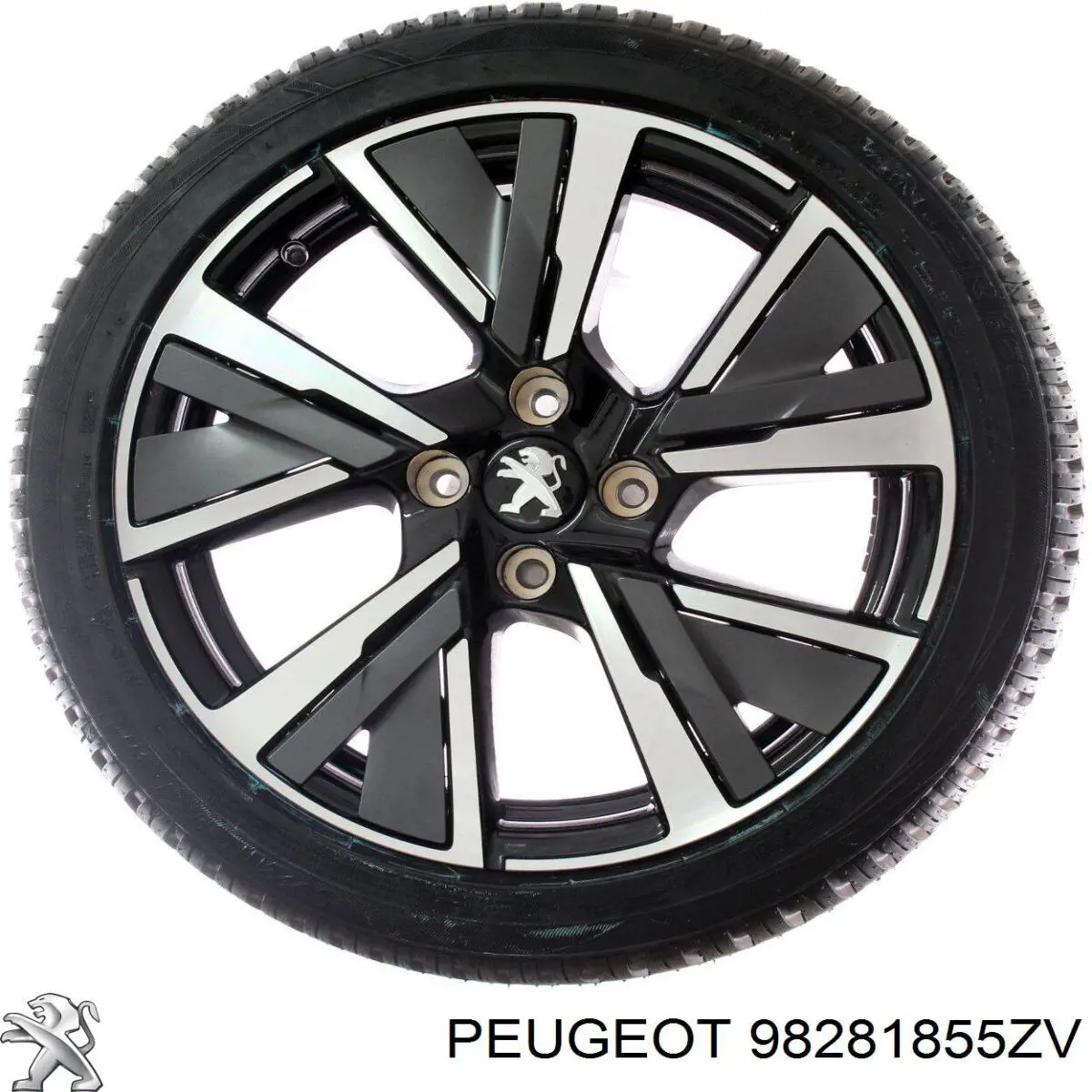 98281855ZV Peugeot/Citroen Felgi kół odlewane (lekkostopowe, tytanowe)