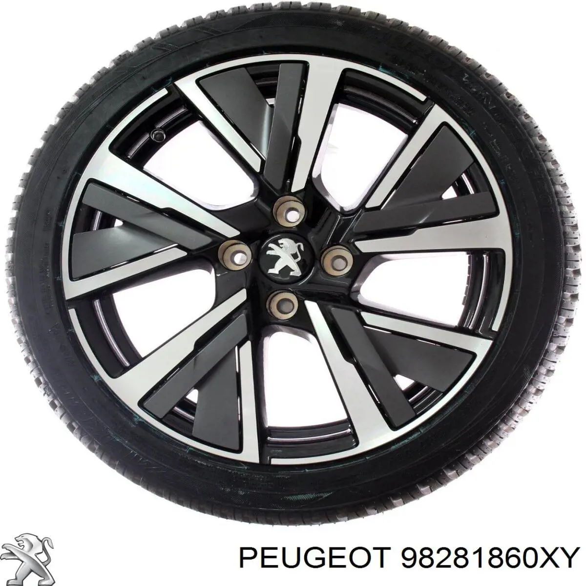 Felgi kół odlewane (lekkostopowe, tytanowe) 98281860XY Peugeot/Citroen