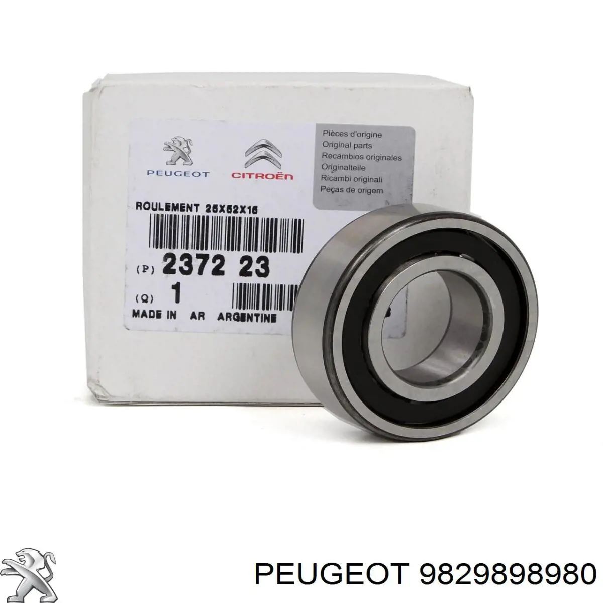 Do koszyka 9829898980 Peugeot/Citroen Miska olejowa silnika
