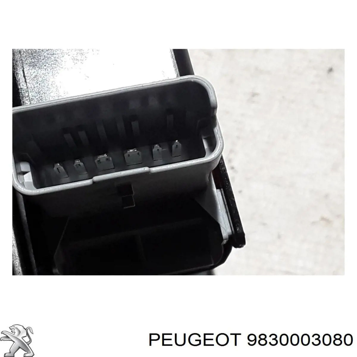 9830003080 Peugeot/Citroen Mechanizm podnoszenia szyby drzwi tylnych lewych