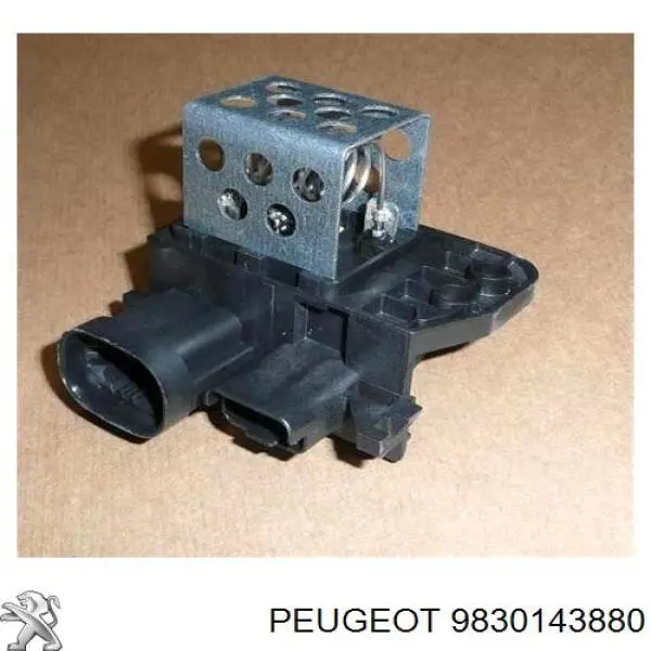 9830143880 Peugeot/Citroen Regulator obrotów wentylatora (sterownik)