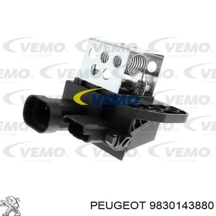 Do koszyka 9830143880 Peugeot/Citroen Regulator obrotów wentylatora (sterownik)
