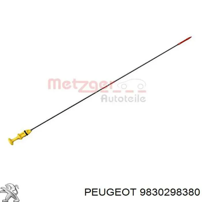 Do koszyka 9830298380 Peugeot/Citroen Bagnet poziomu oleju w silniku
