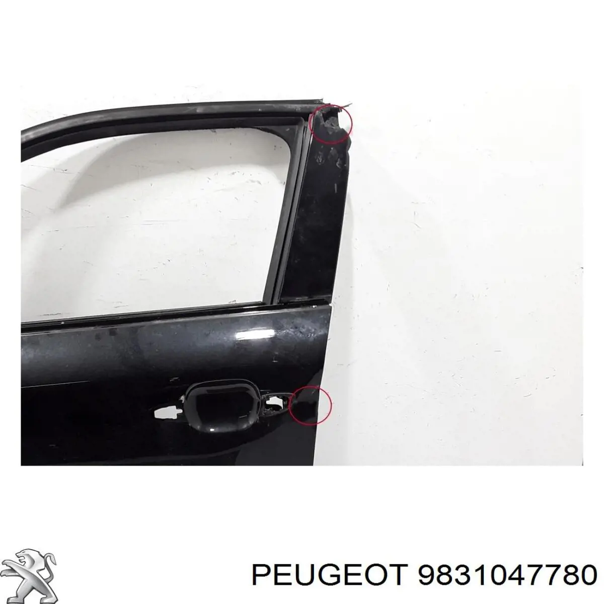9831047780 Peugeot/Citroen Drzwi przednie lewe