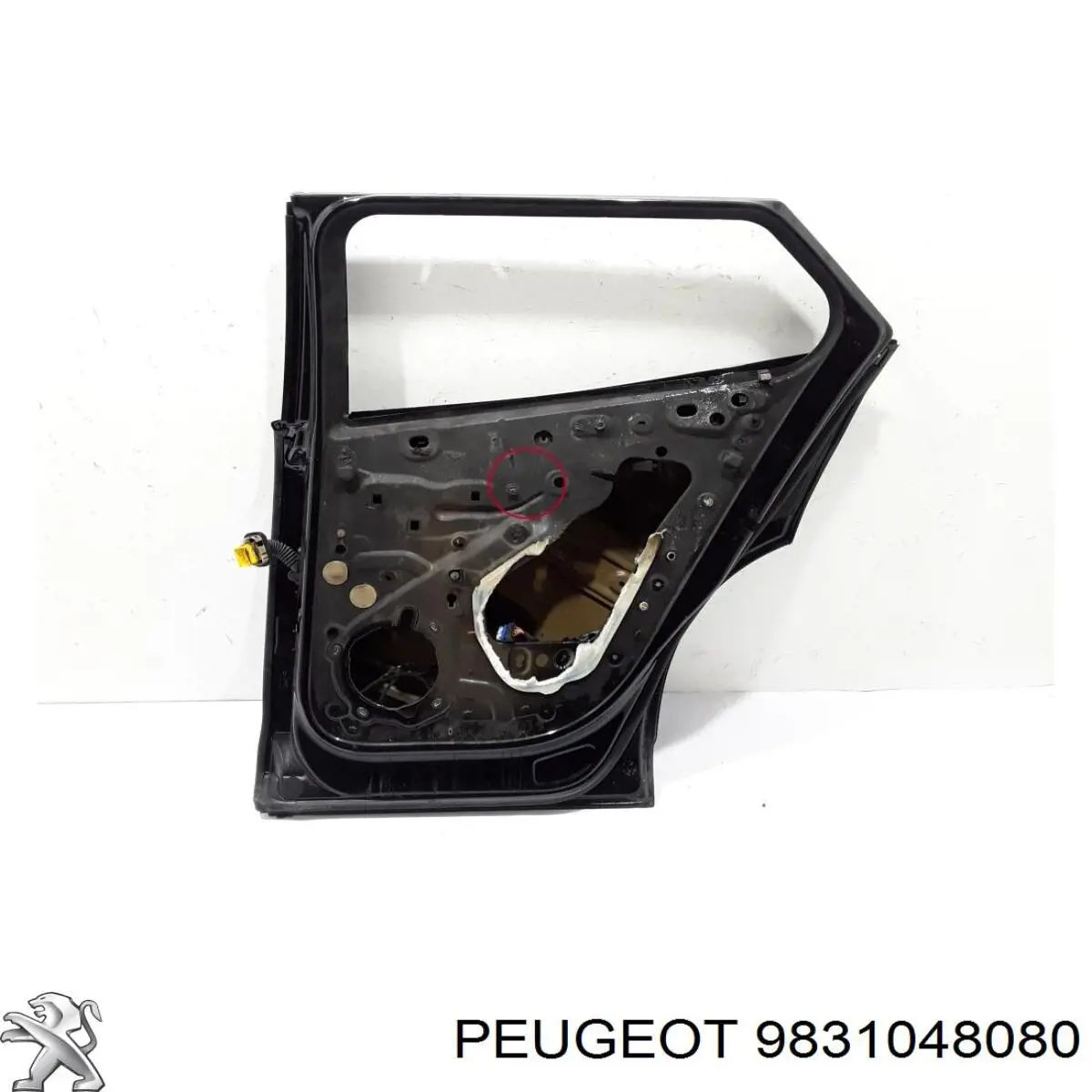 Do koszyka 9831048080 Peugeot/Citroen Drzwi tylne prawe