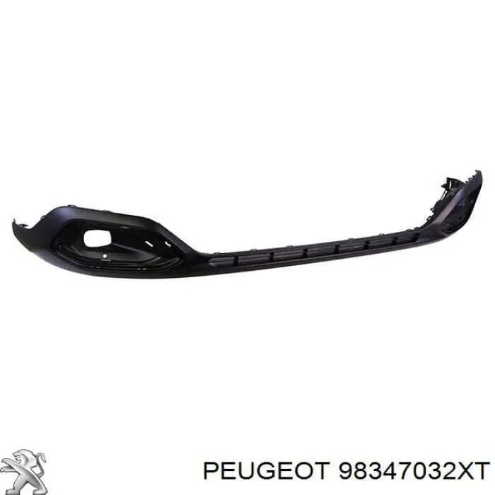 98347032XT Peugeot/Citroen zderzak przedni, dolna część