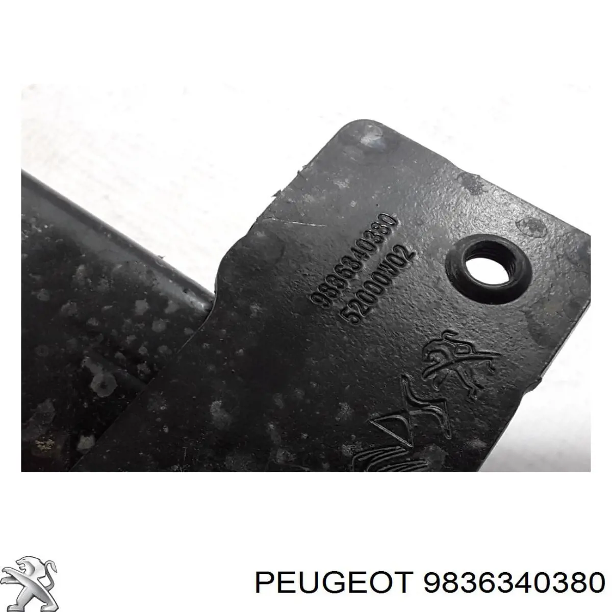 9836340380 Peugeot/Citroen Wspornik wzmocnienia zderzaka przedniego
