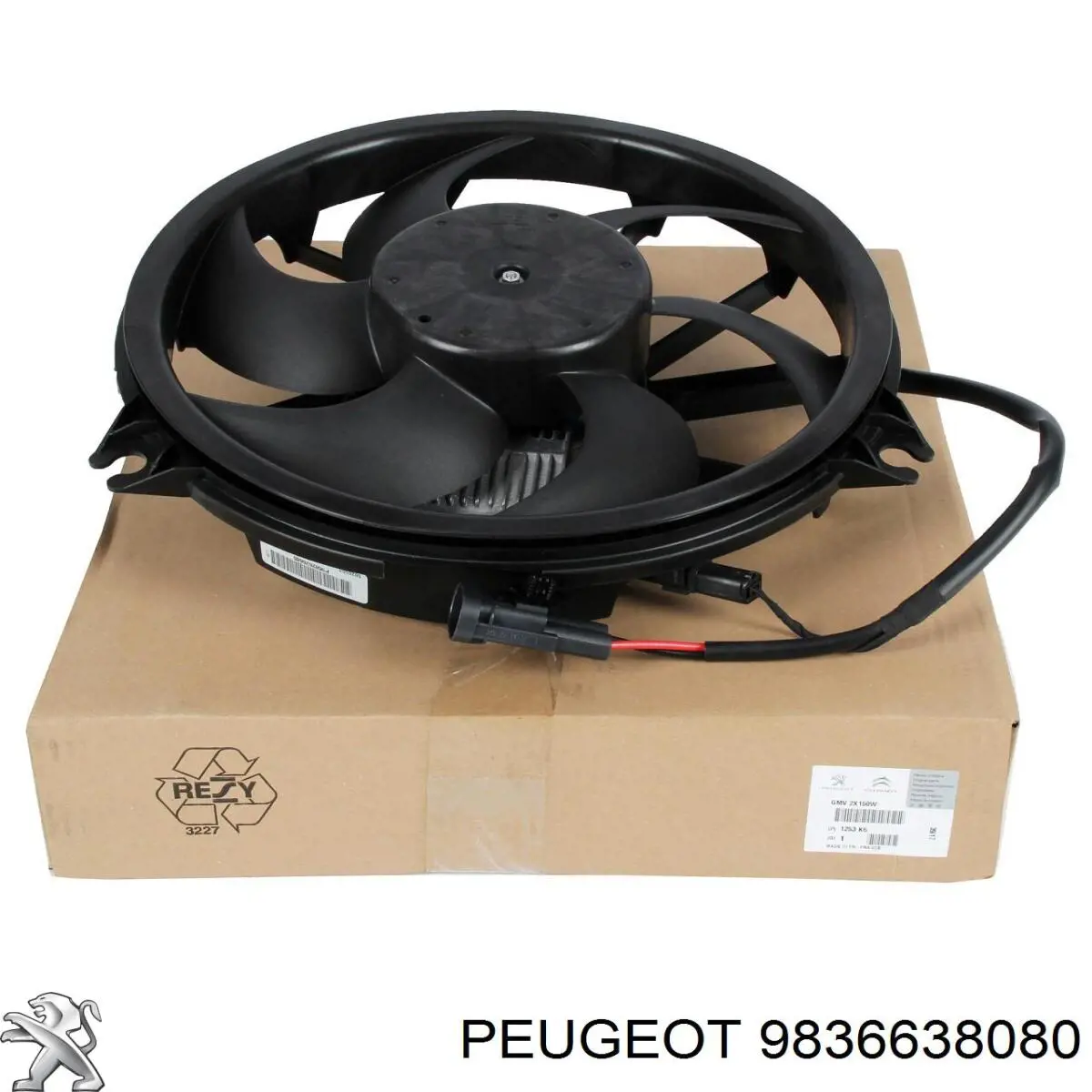 Dyfuzor chłodnicy, w komplecie z silnikiem i wirnikiem Opel 9806313580 cena, od 111,26 USD