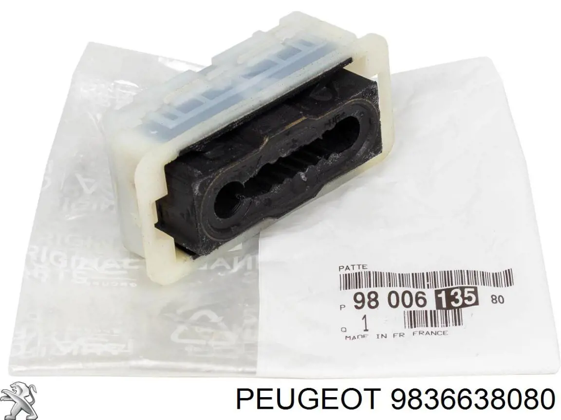 Dyfuzor chłodnicy, w komplecie z silnikiem i wirnikiem 9836638080 Peugeot/Citroen