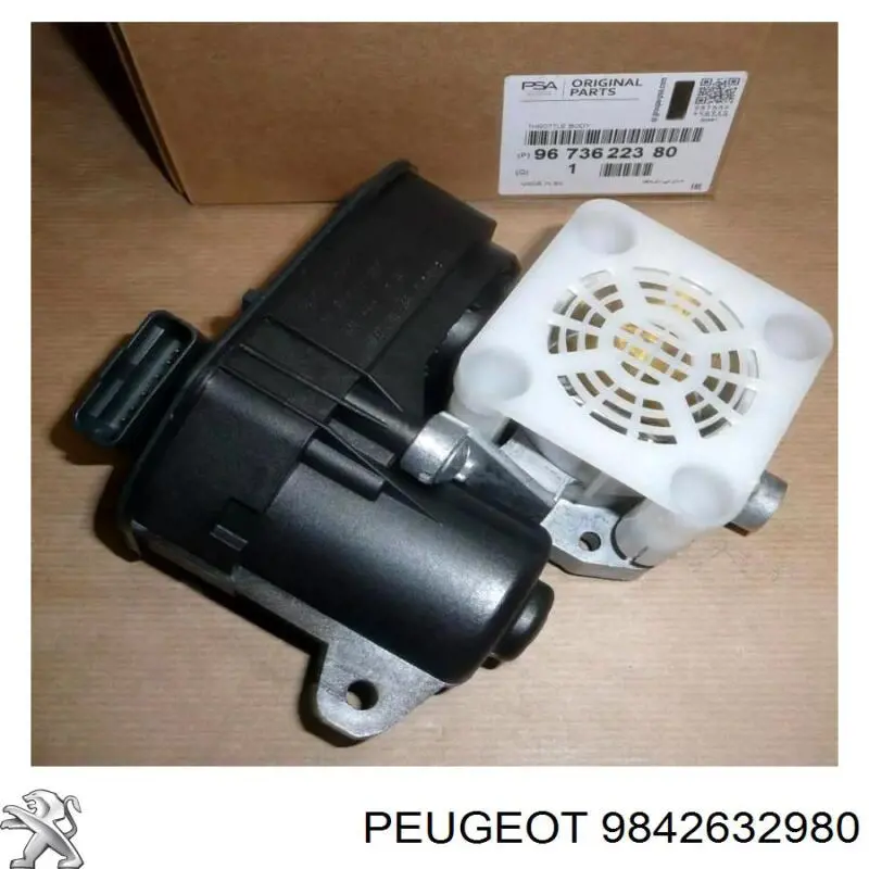9842632980 Peugeot/Citroen Przepustnica, komplet