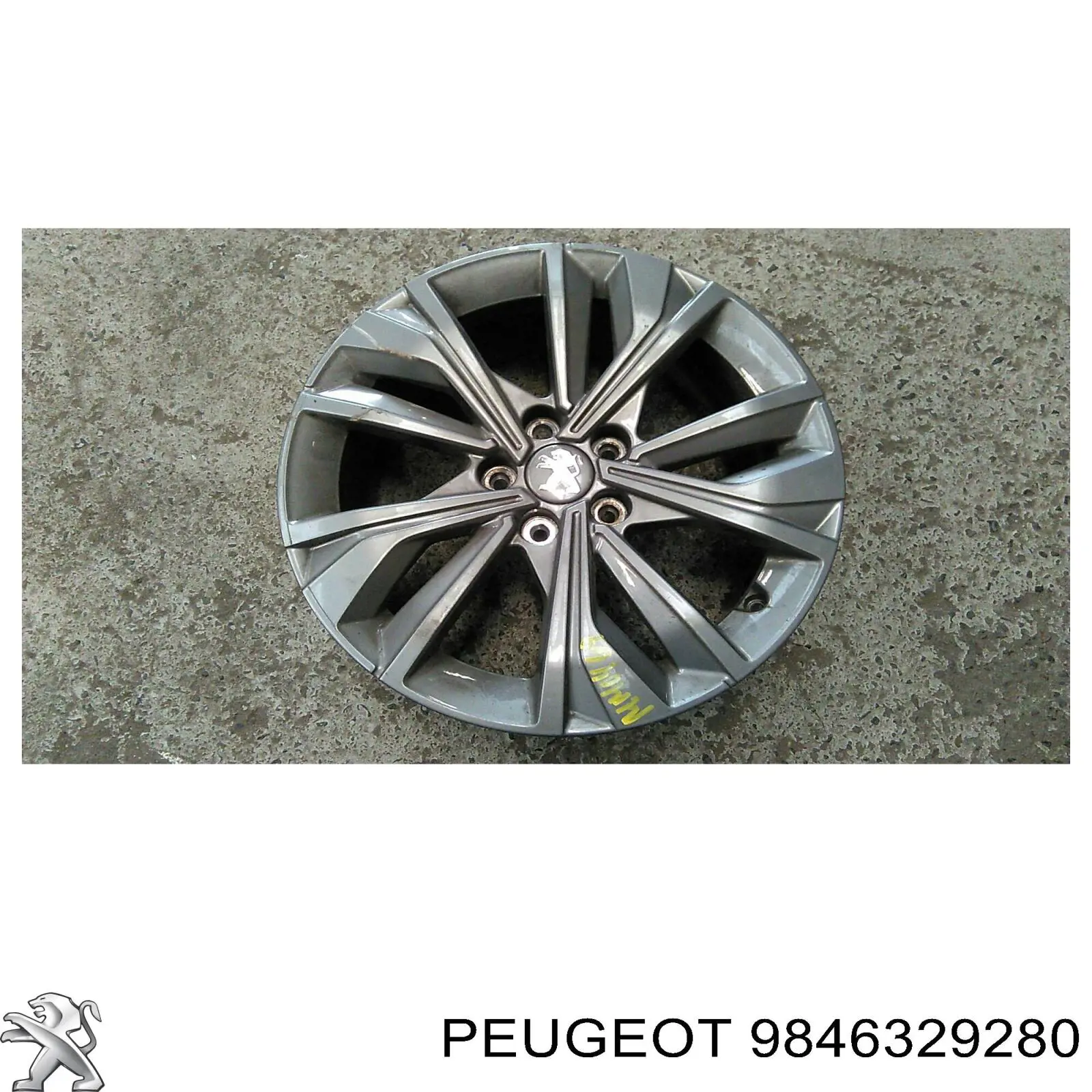 Do koszyka 9846329280 Peugeot/Citroen Wahacz zawieszenia przedniego dolny prawy