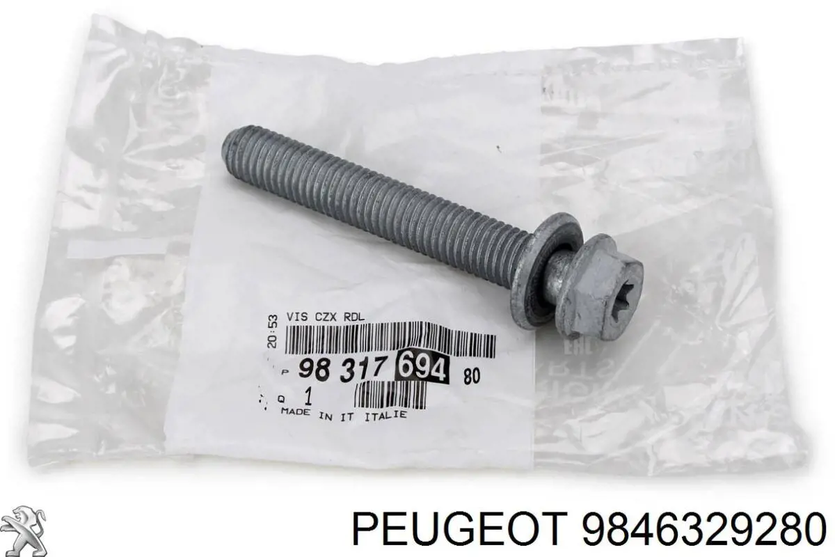 9846329280 Peugeot/Citroen Wahacz zawieszenia przedniego dolny prawy