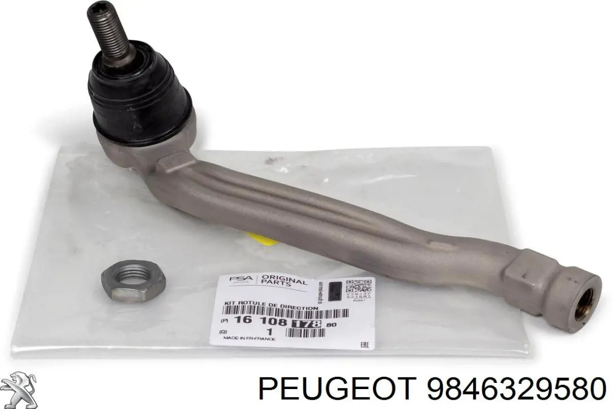 Wahacz zawieszenia przedniego dolny lewy 9846329580 Peugeot/Citroen