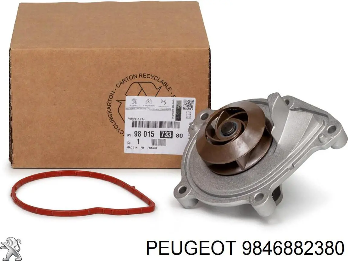 Pompa chłodząca wodna Peugeot/Citroen 9846882380 cena, od 54,23 USD