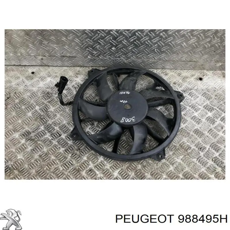 988495H Peugeot/Citroen Wentylator elektryczny układu chłodzenia kompletny (silnik+wirnik)