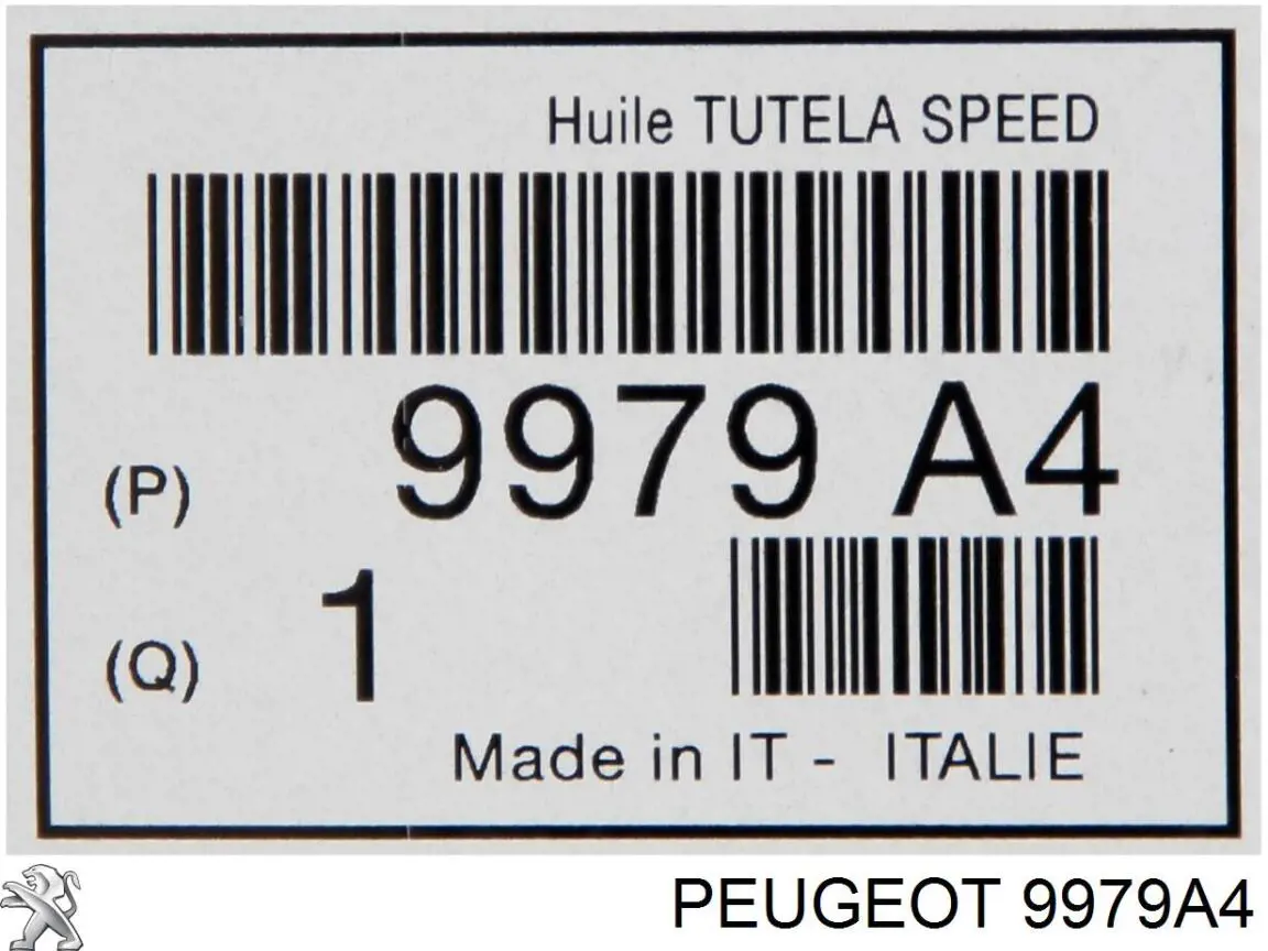Olej przekładniowy 9979A4 Peugeot/Citroen