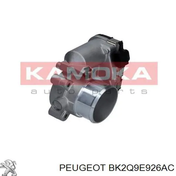 BK2Q9E926AC Peugeot/Citroen Przepustnica, komplet