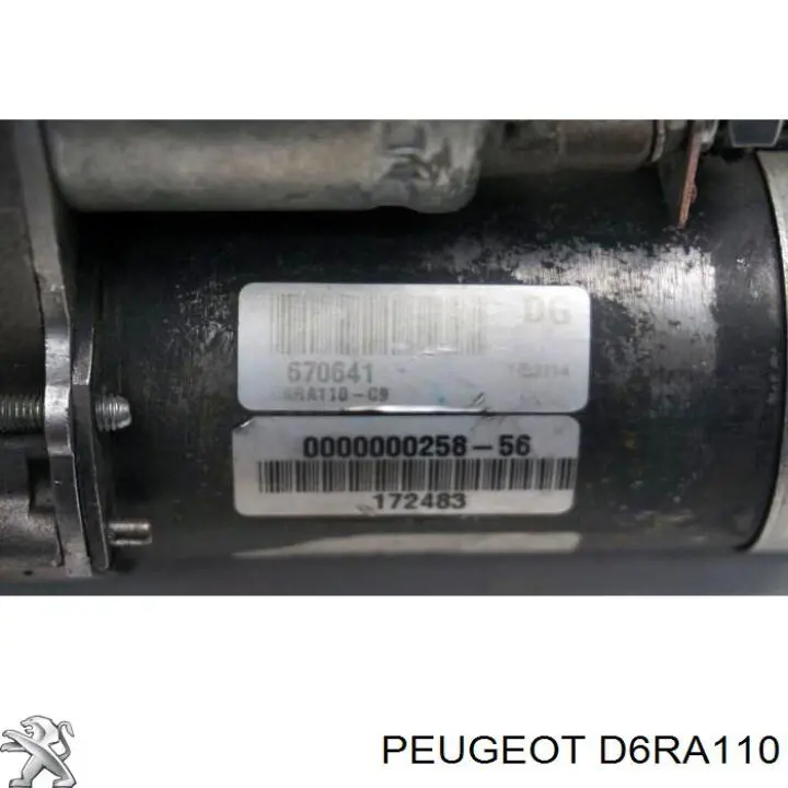 Rozrusznik Peugeot/Citroen D6RA110