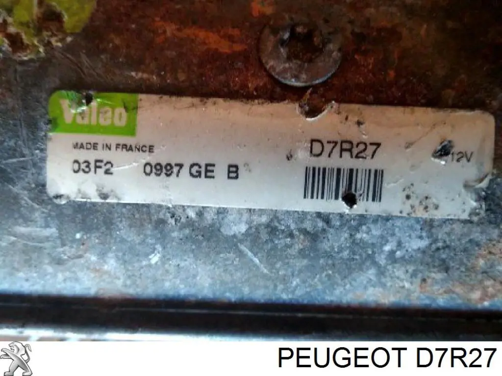 Rozrusznik D7R27 Peugeot/Citroen
