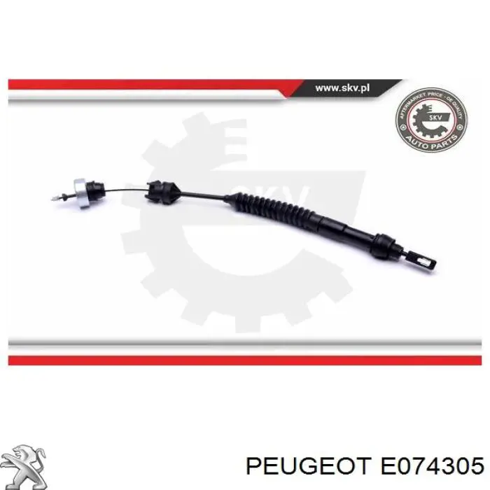 Linka sprzęgła Peugeot/Citroen E074305 cena, od 28,96 USD