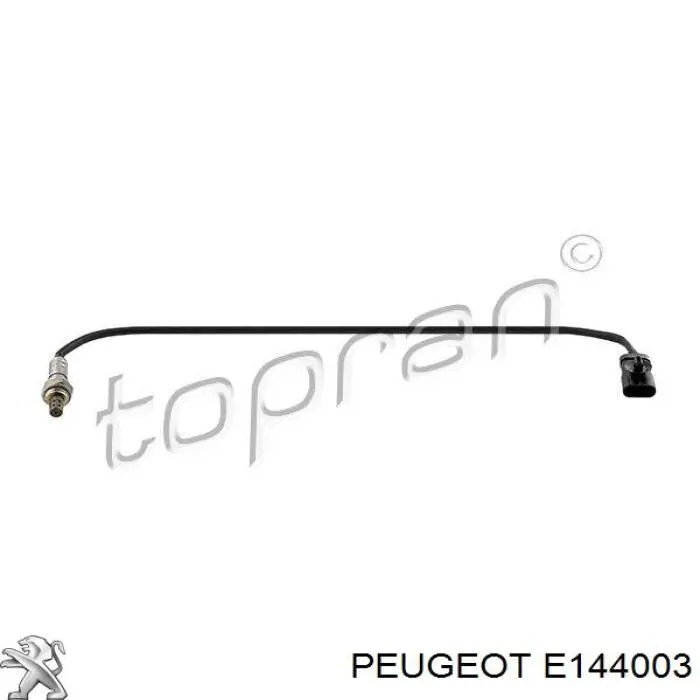 Do koszyka E144003 Peugeot/Citroen Sonda lambda czujnik tlenu po katalizatorze